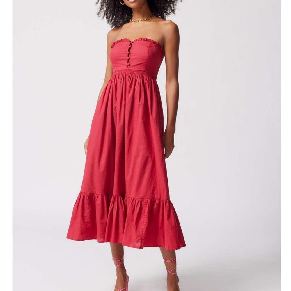 Red Midi Dress from Urban Outfitters